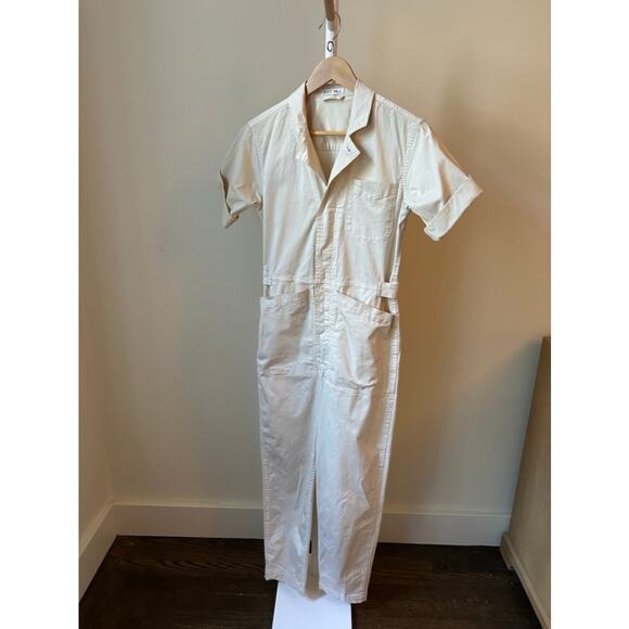 Alex Mill Short-Sleeve Chino Jumpsuit, Size XS - Picture 1 of 5